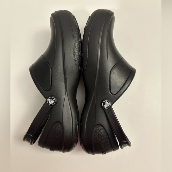 Crocs Women's Mercy Work Clog Black Size 10 - Picture 7 of 14